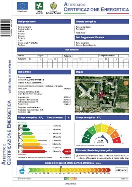 Attestato di Certificazione Energetica